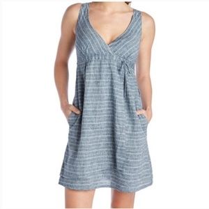 Patagonia organic hemp faux wrap mini dress